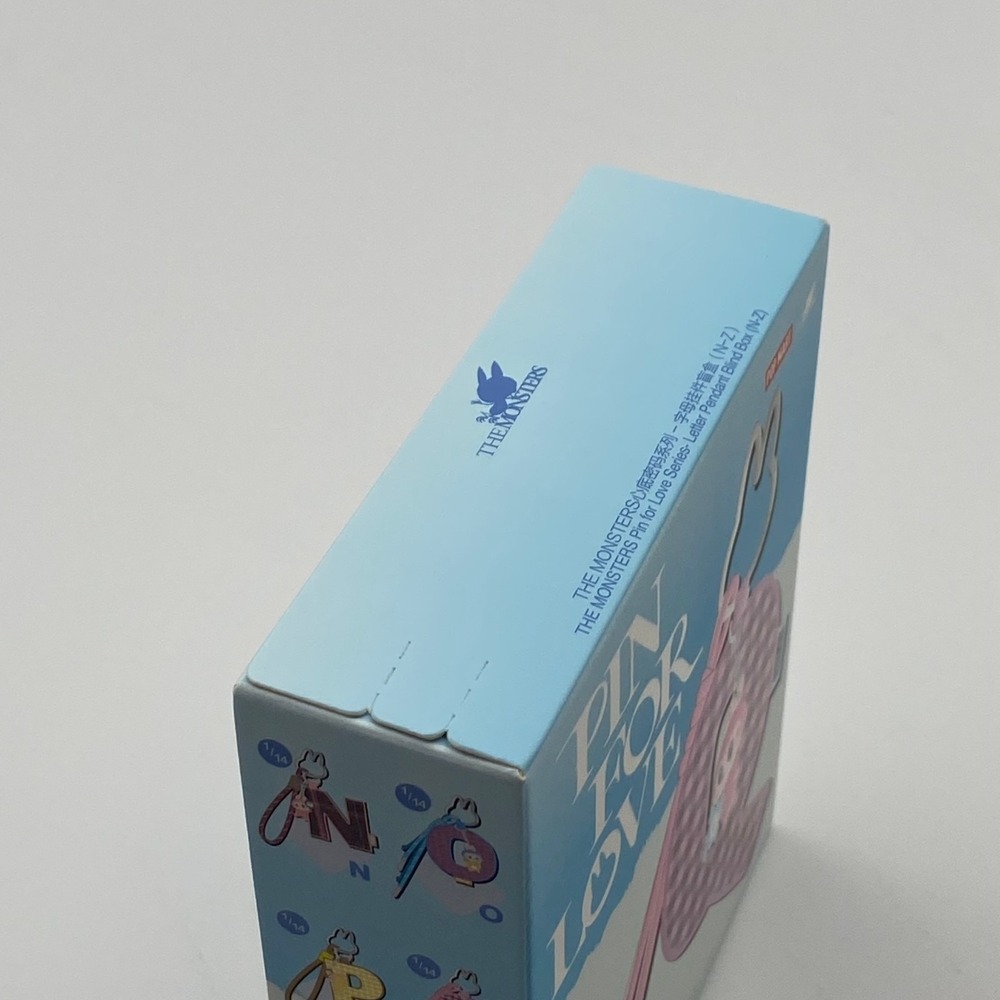 POP MART Labubu "T" CONFIRMED LETTER KEYCHAIN PENDANT The Monsters Pin For Love! - Picture 6 of 6